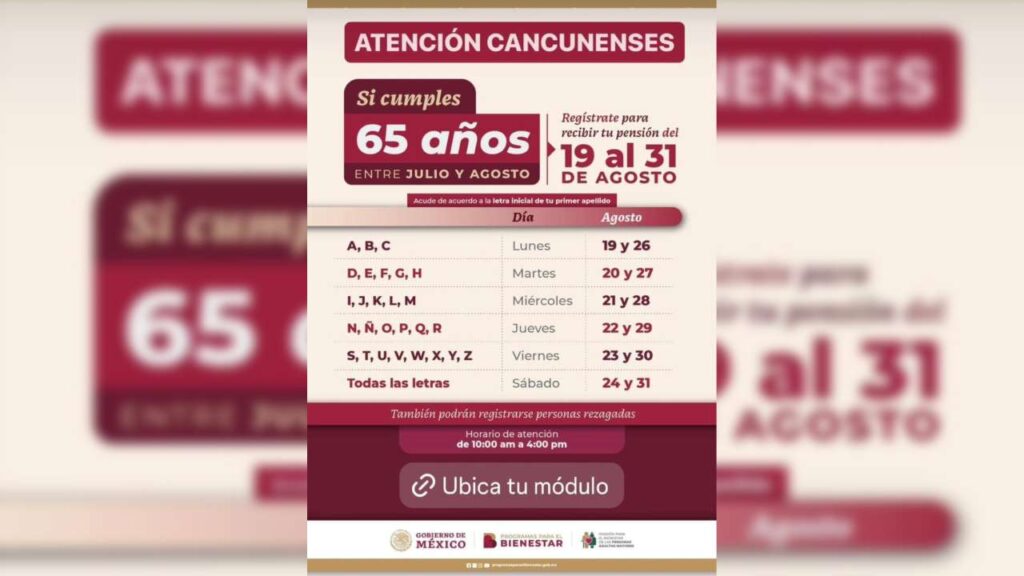 Registro para la pensión del bienestar