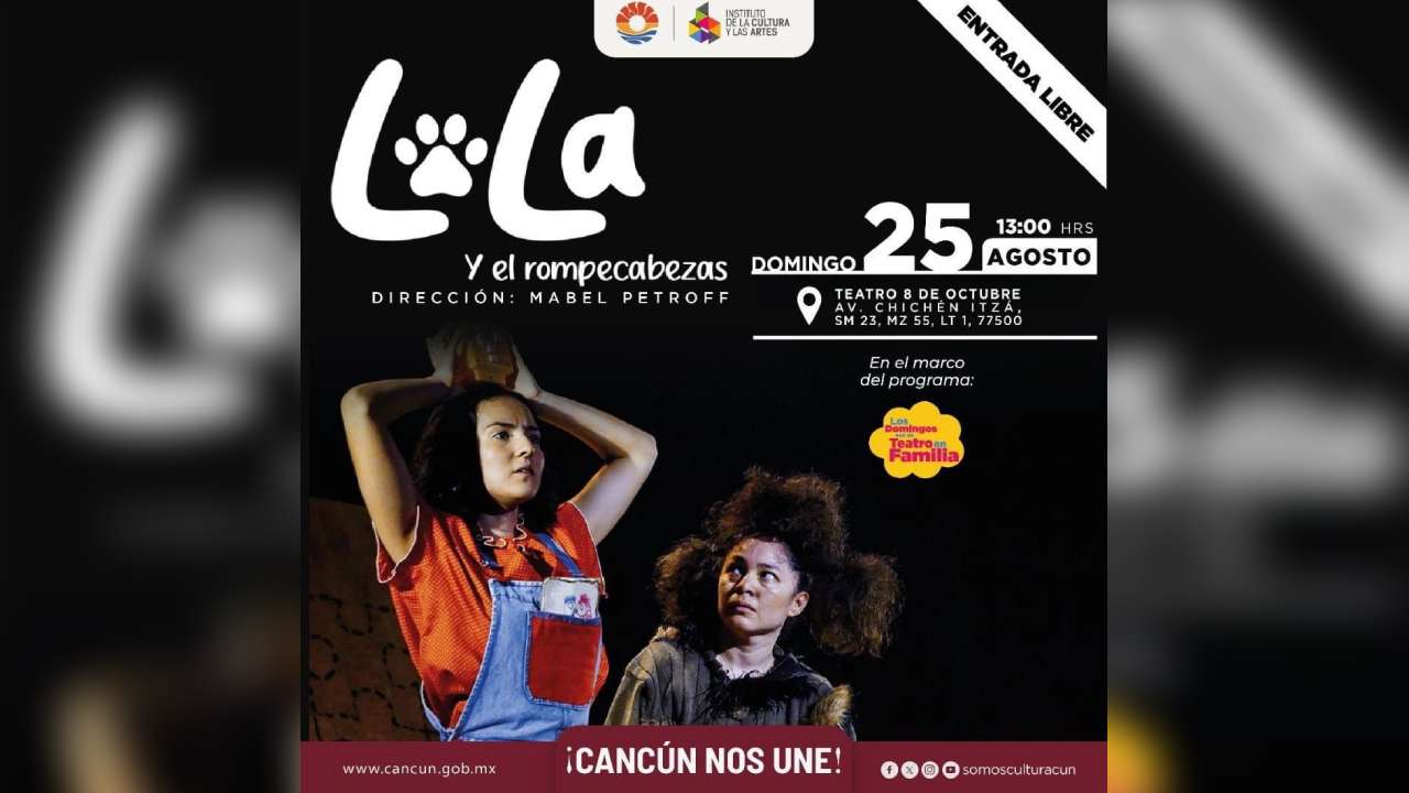 obra de teatro Lola y el rompecabezas