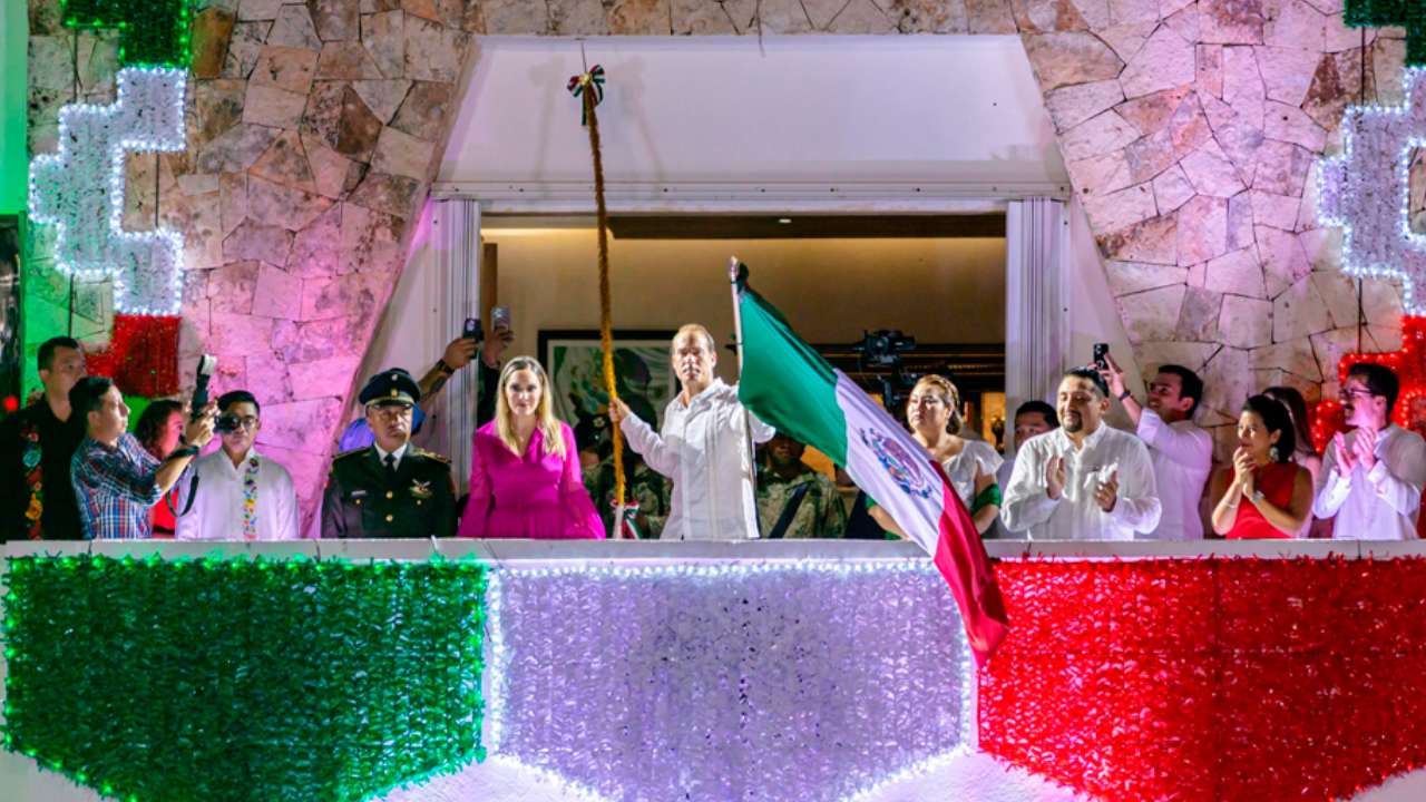 Diego Castañón lidera Grito de Independencia