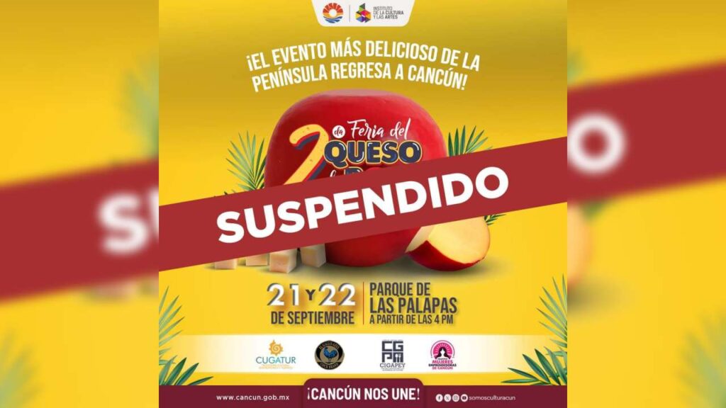 suspención de la 2da Feria del Queso de Bola (1)
