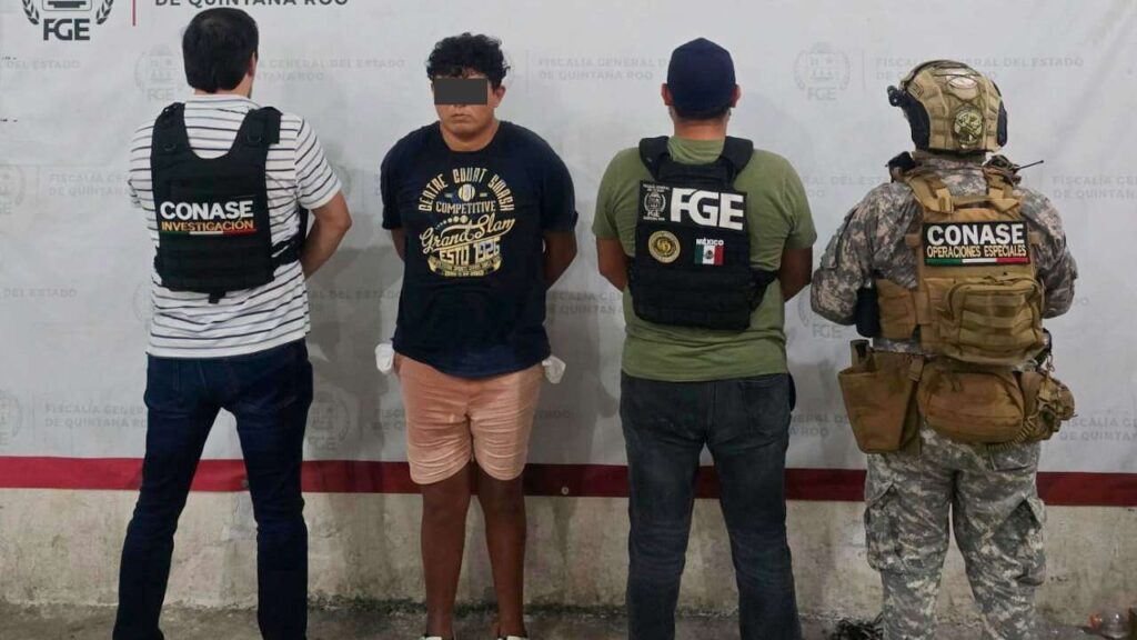 Capturan a presunto homicida en Playa del Carmen