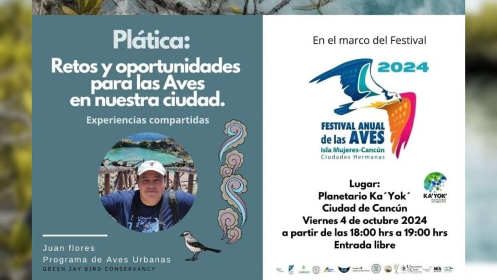 plática sobre aves en el planetario