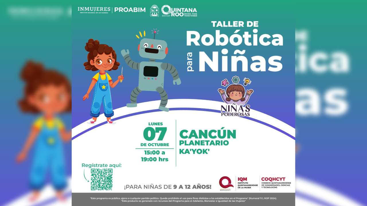 taller de robótica para niñas