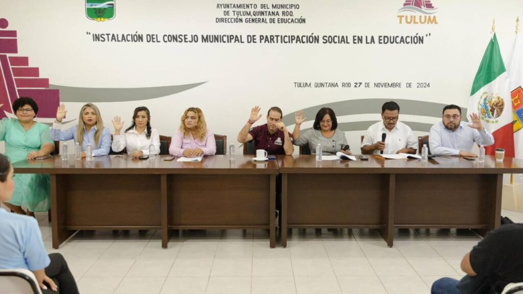 Consejo de Participación Escolar Municipal en Tulum