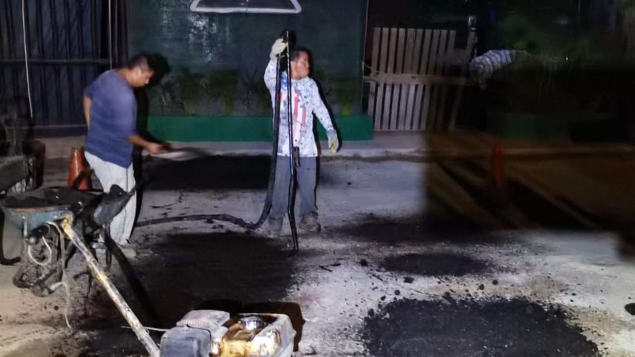becheo en zona costera de Tulum