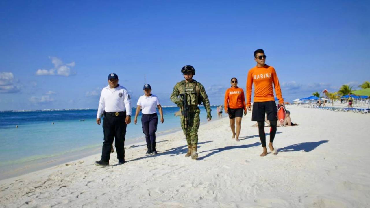 Operativo Guadalupe-Reyes refuerza seguridad en Isla Mujeres
