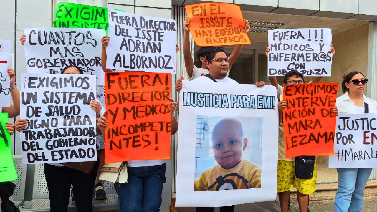 Piden justicia por Emiliano, niño con cáncer muerto por posible negligencia en el Issste de Cancún