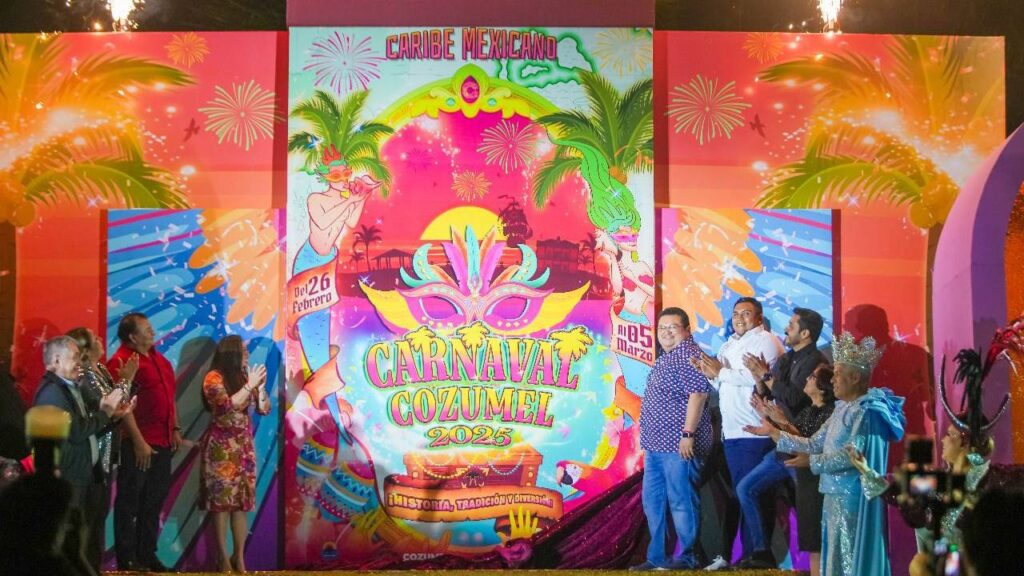 Carnaval de Cozumel 2025_ cartelera artística, paseos y conciertos