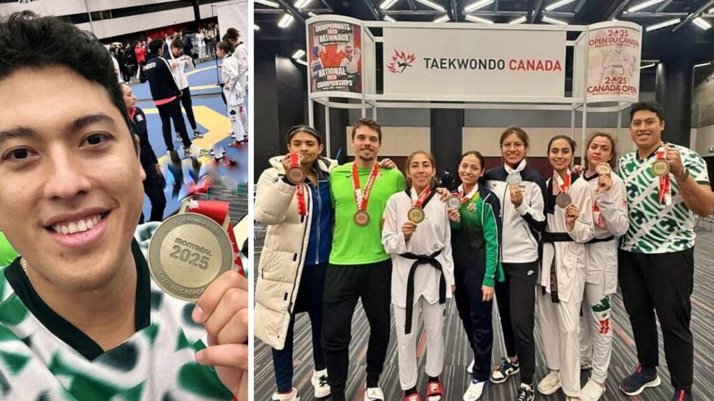 Carlos Sansores originario de Chetumal gana oro en el Abierto de Taekwondo Canadá 2025