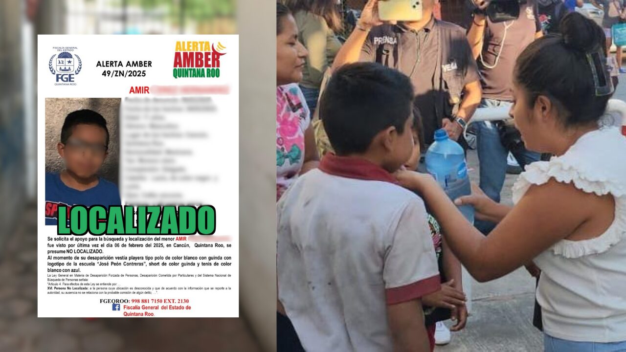Encuentran a niños de 12 años extraviado al salir de la escuela primaria de Cancún 1