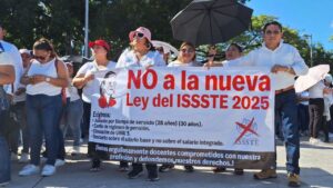 Docentes de Q. Roo en huelga: Declaran paro indefinido contra la reforma al Issste