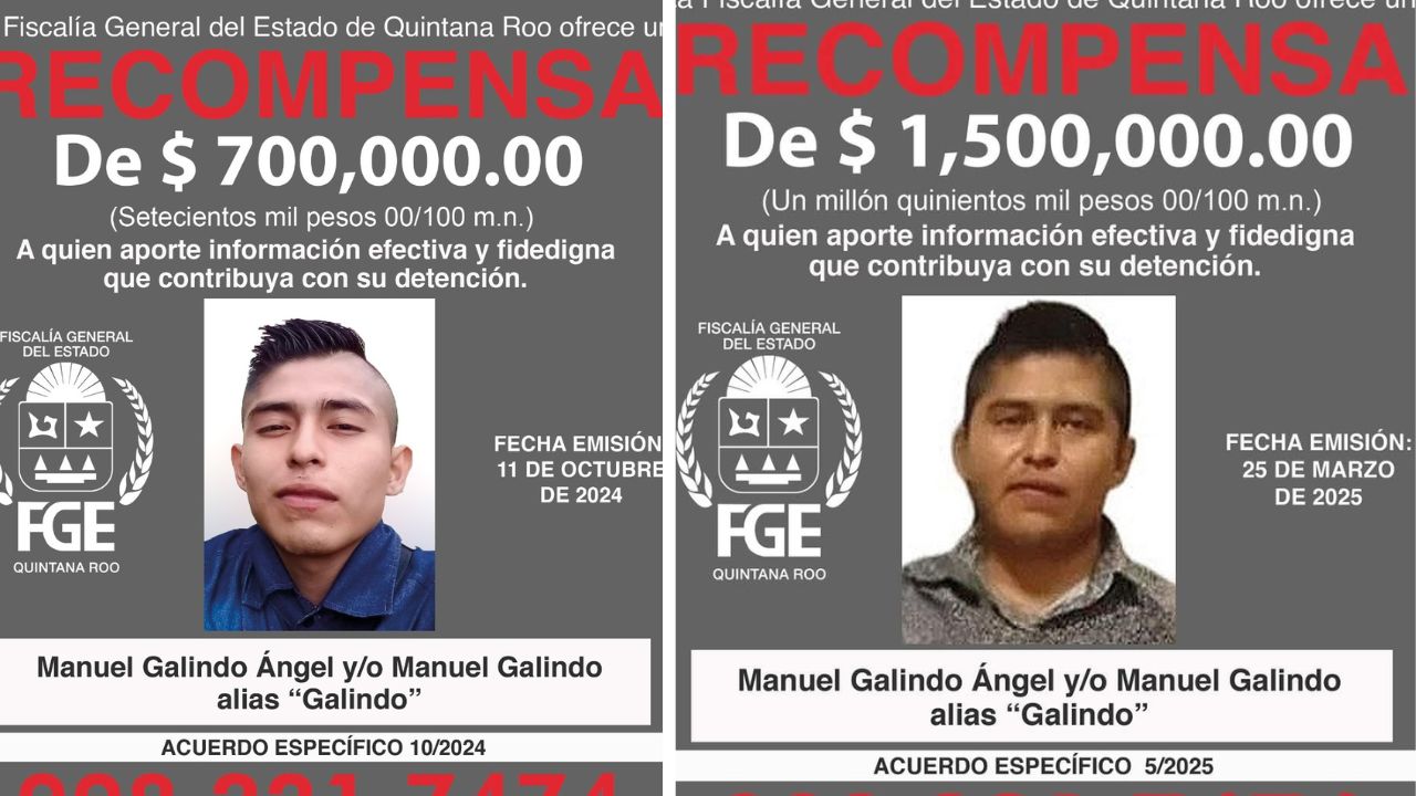 De 700 mil a 1.5 millones: FGE aumenta recompensa por líder criminal Manuel Galindo