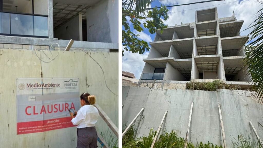 Profepa clausura dos desarrollos inmobiliarios en Cozumel por falta de permisos ambientales