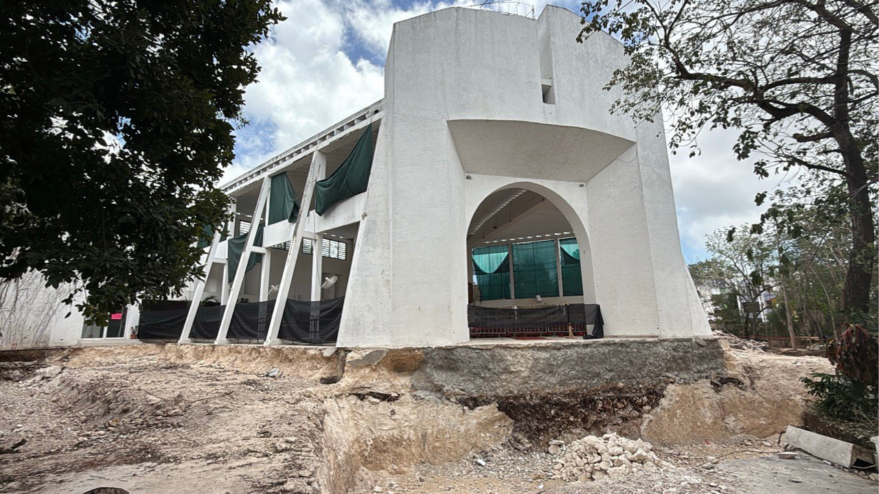 Denuncian daño ambiental por ampliación de la Catedral de Cancún