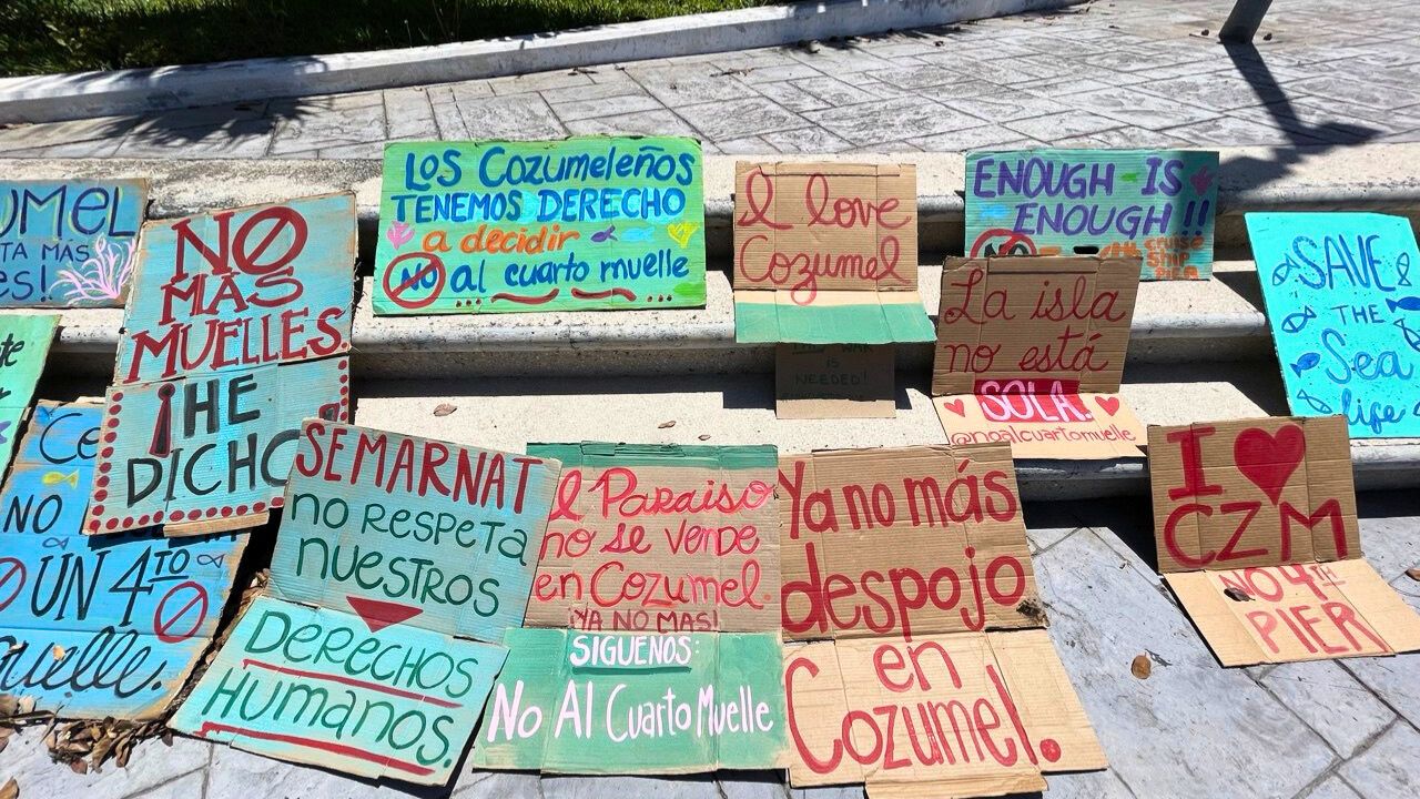 Cozumel exige consulta popular sobre cuarto muelle; propuesta de "Gino" Segura "llega tarde"