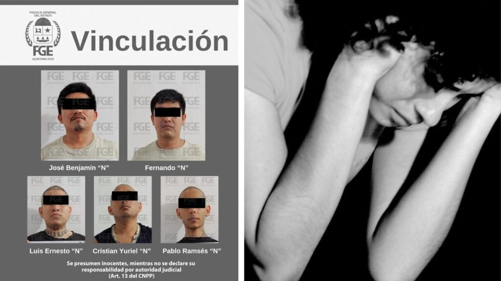 Vinculan a proceso a 5 hombres por violación grupal en Tulum