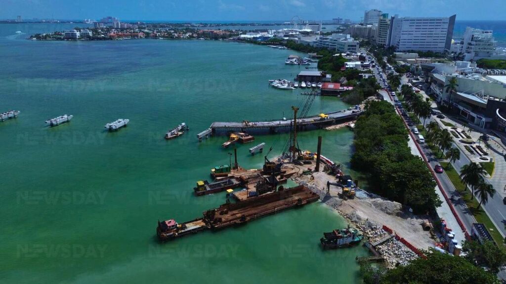 Puente Nichupté tiene 81% de avance