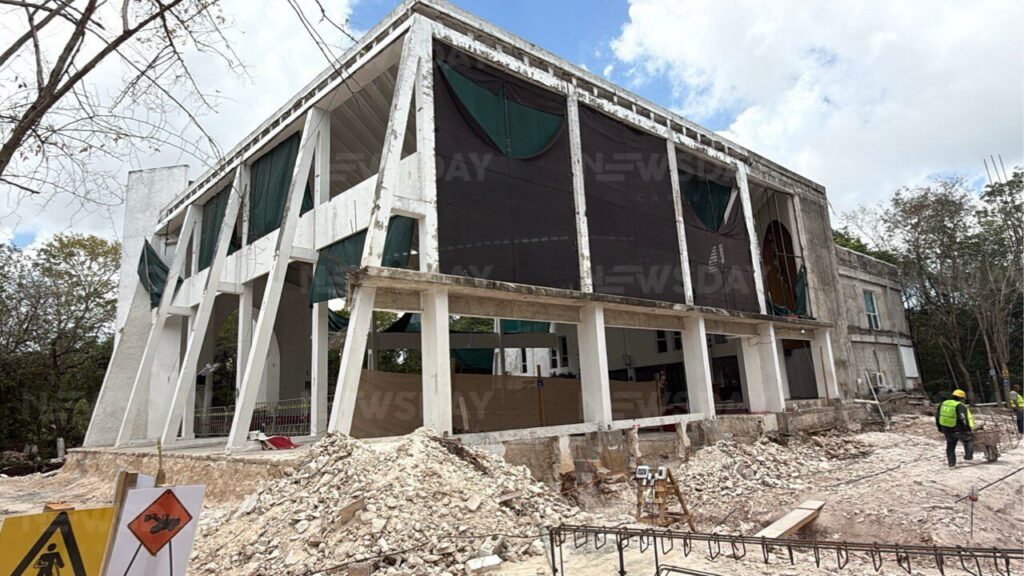 Remodelación de la Catedral en Ombligo Verde de Cancún no afectará área protegida. 📸 Paola Chiomante