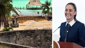 “Todo en regla”, en construcción de la casa de la Sedena en la Laguna de Bacalar: Sheinbaum