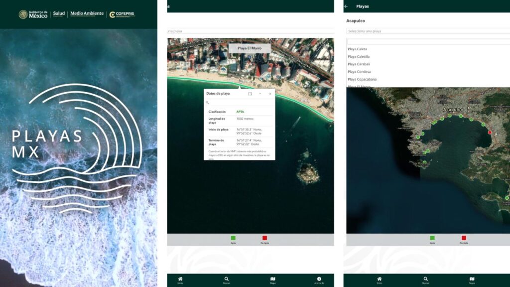 Quintana Roo tiene 28 playas aptas para el nado según Playas Mx la nueva app que monitorea la calidad del agua