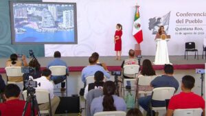 Anuncia Mara Lezama 23 nuevos hoteles en Quintana Roo en los próximos 2 años. Foto: Gobierno de México