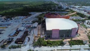 Avanzan estudios para la remodelación del Auditorio del Bienestar en Cancún. Foto: Paola Chiomante