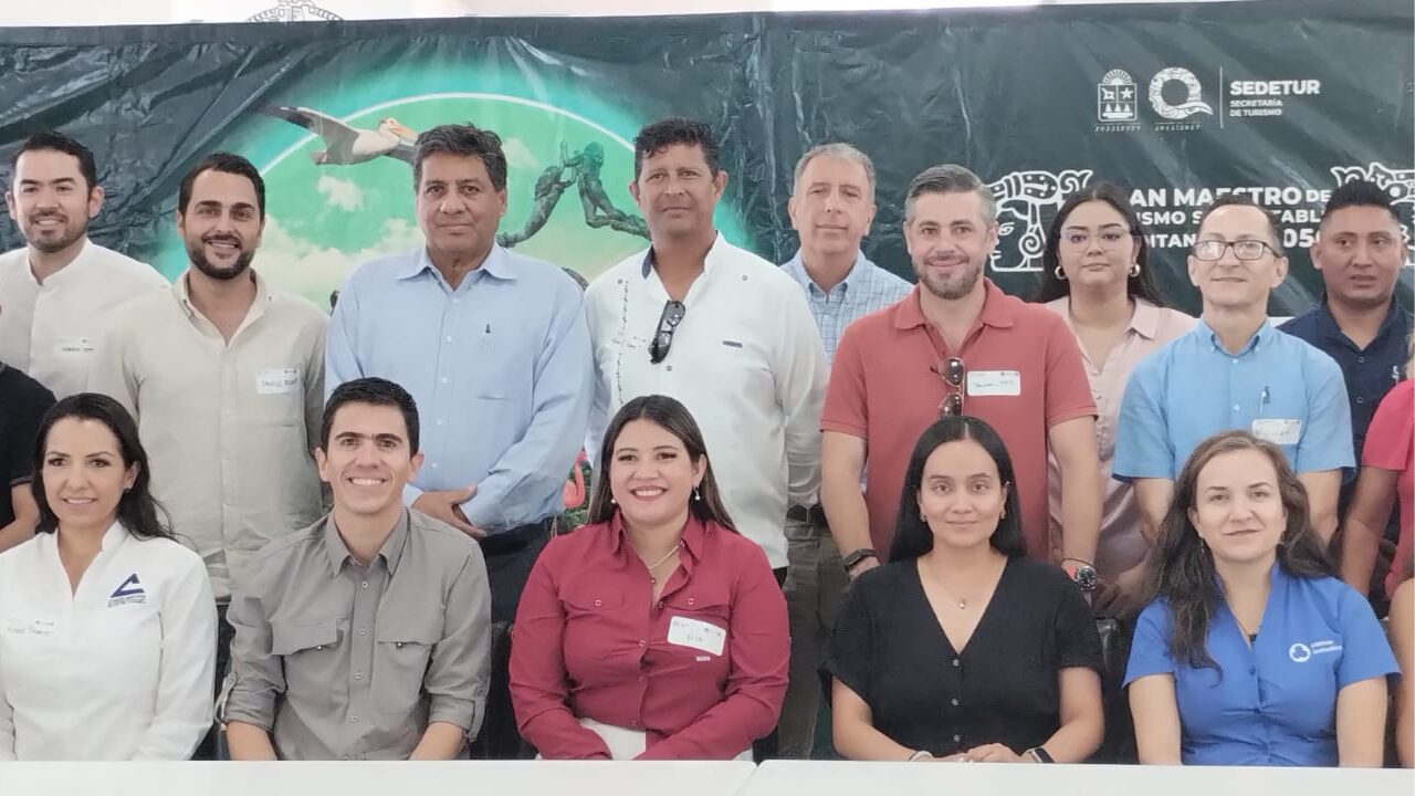 Autoridades trabajan en el Plan Maestro de Turismo Sustentable Quintana Roo 2050 con participación ciudadana.
