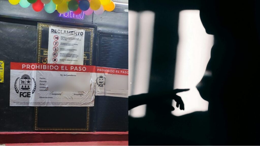 Elementos de la FGE rescata a 15 mujeres víctimas de trata de personas en bar de Tulum.