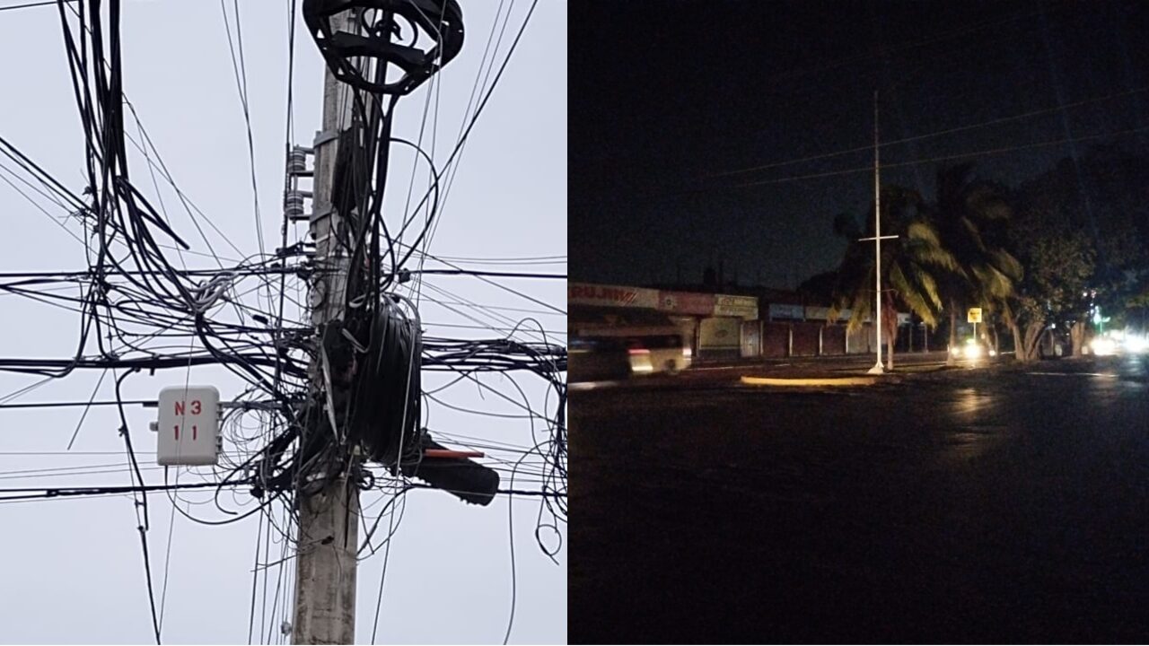 Ladrones de cables causan apagones en Villas del Sol.