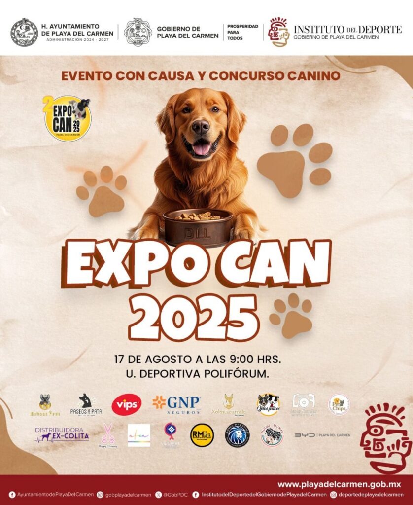 Concursos, premios y causa social; todo sobre la Expo Can 2025 en Playa del Carmen.