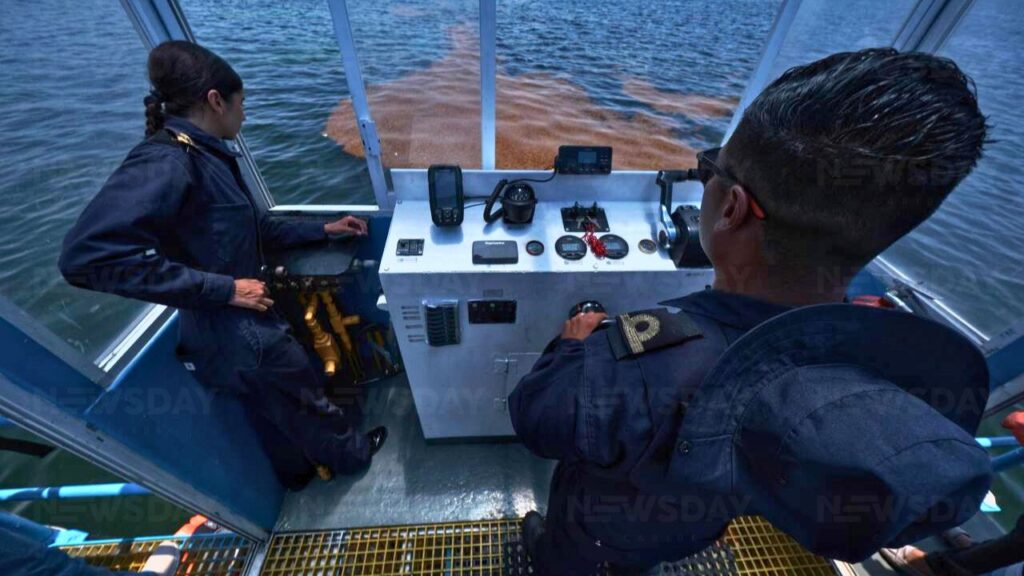 Quintana Roo cuenta con barcos sargaceros para capturar la macroalga en el agua. Foto: Paola Chiomante