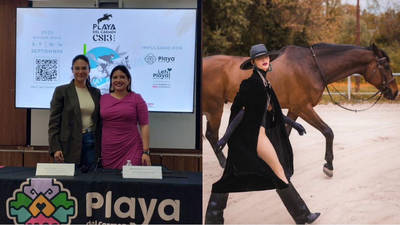 Hasta 200 jinetes competirán en concurso internacional de salto ecuestre en Playa del Carmen.