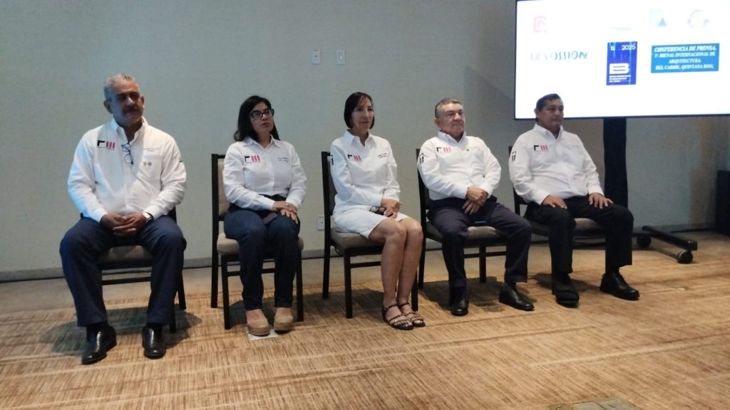 Cinco colegios de arquitectos de Quintana Roo organizan la Primera Bienal Internacional del Caribe en Tulum.