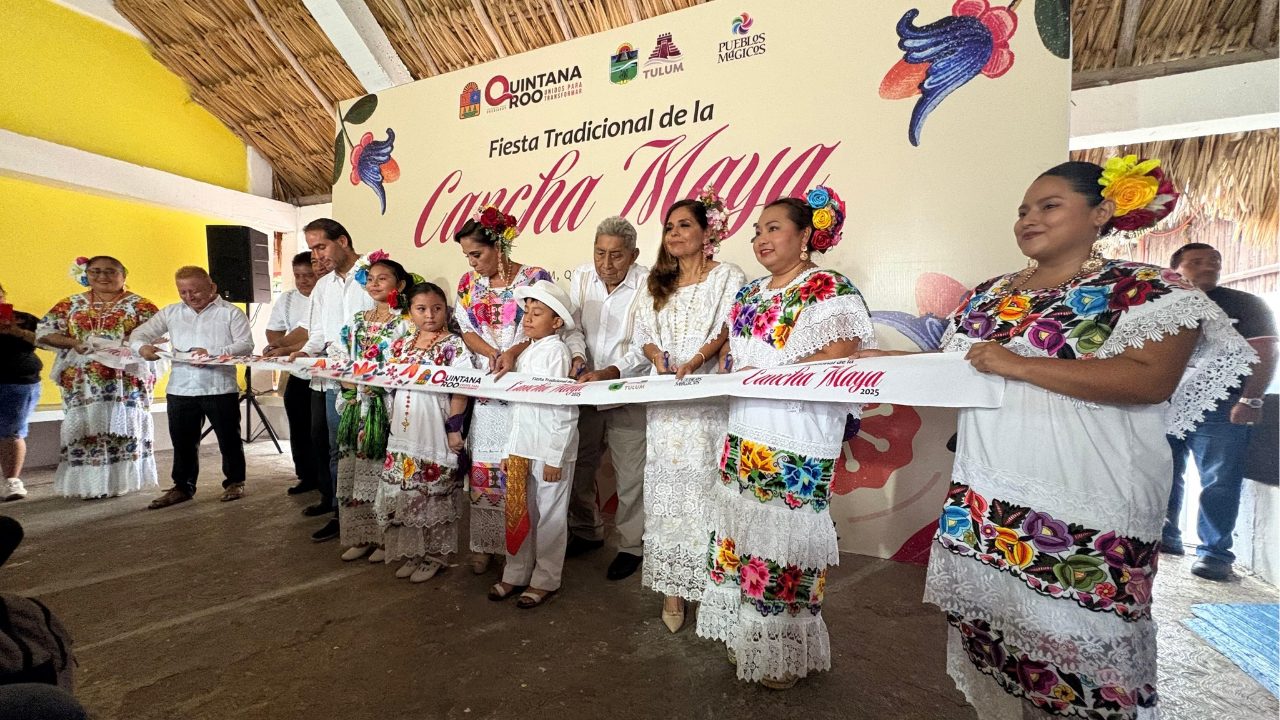 Realizan celebración ancestral de la Fiesta de la Cancha Maya en Tulum ante baja turística.