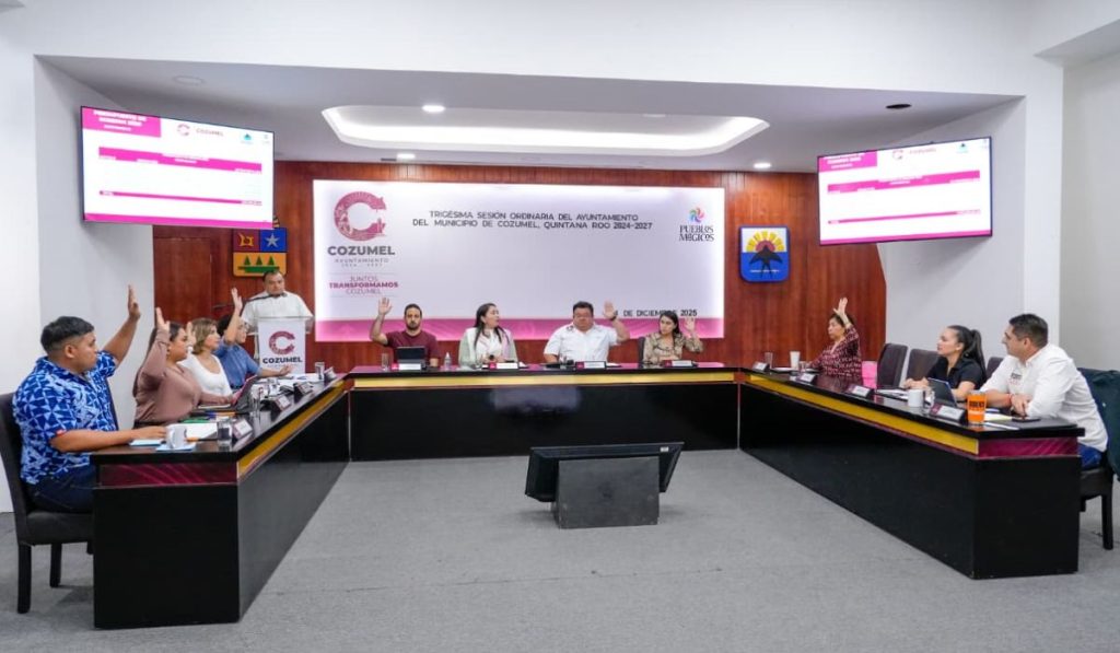 Aprueban Presupuesto de Egresos de Cozumel 2026 por más de mil millones de pesos