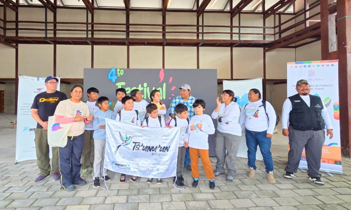 Llevan programa ambiental de Cozumel a festival infantil en Maya Ka’an