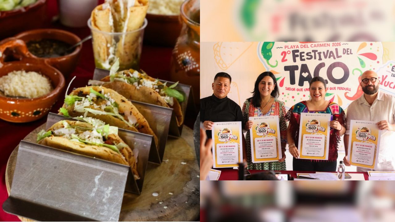 El Festival del Taco en Playa del Carmen espera más de 15 mil visitantes el 30 y 31 de mayo en la plaza 28 de Julio.