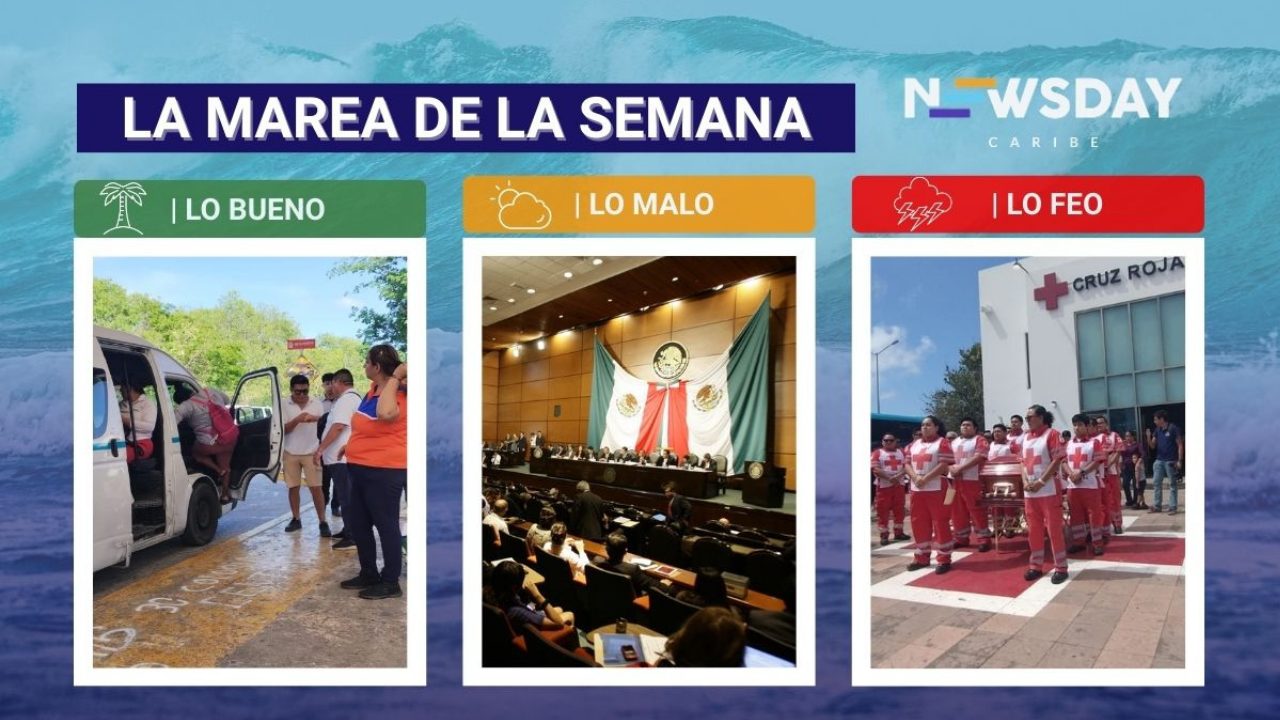 La Marea de la Semana: Reforma a la Ley de Movilidad, Ley Mordaza y el caso "Del Valle", lo bueno, lo malo y lo feo de Quintana Roo.