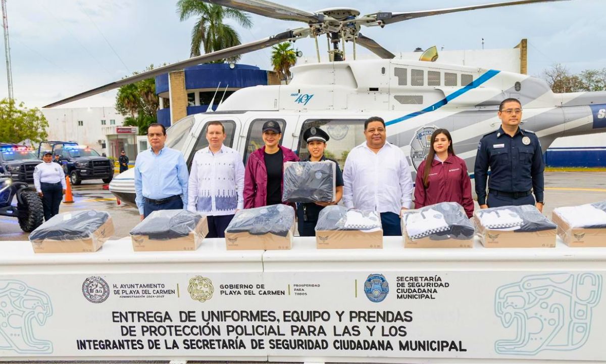 Refuerzan seguridad en Playa del Carmen con inversión superior a 38.7 MDP
