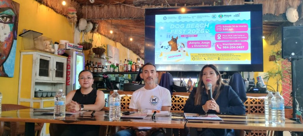 Dog Beach Fest 2026 en Playa del Carmen promoverá la adopción de perros y el bienestar animal el 14 de marzo