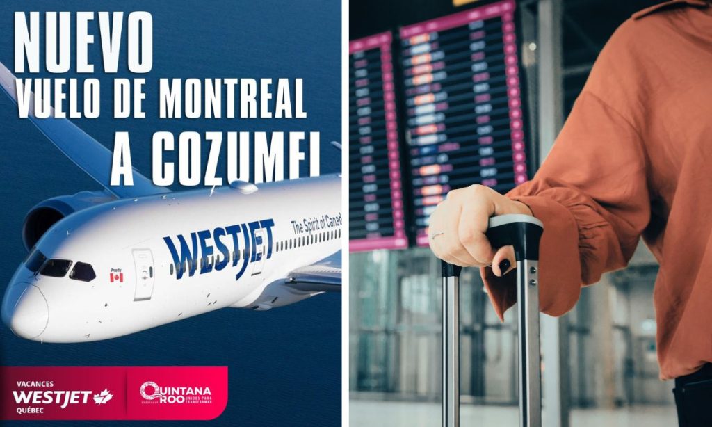 vuelo directo de Montreal a Cozumel 1
