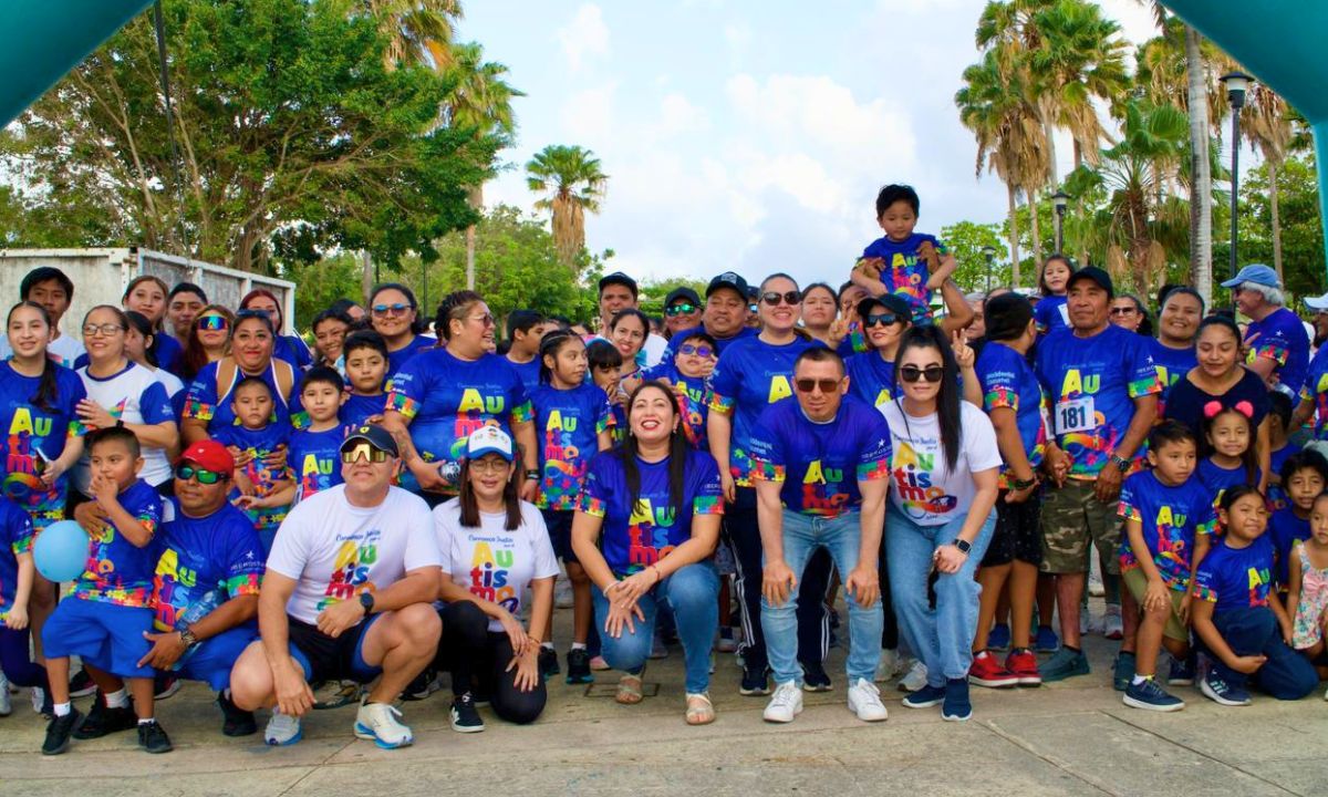 Carrera por el Autismo en Cozumel 2