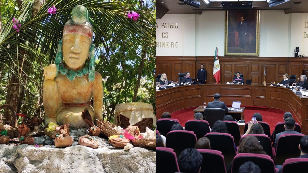 El uso de símbolos mayas en Xcaret está en el centro del debate legal entre el Gran Consejo Maya y la SCJN.
