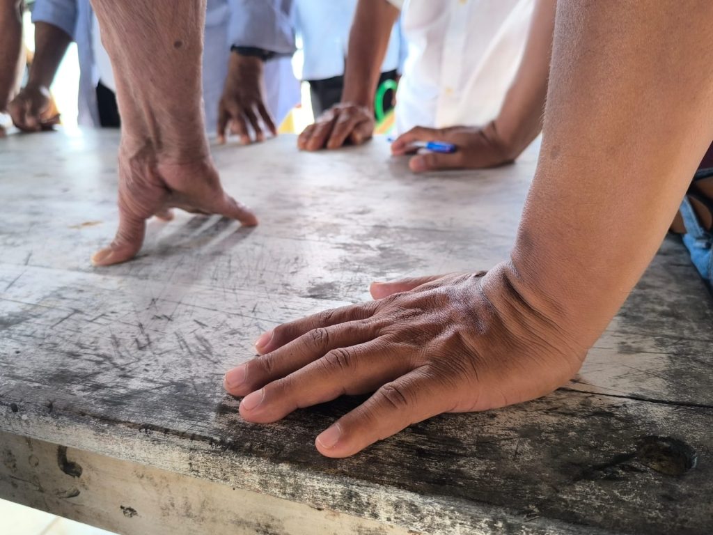 Dignatarios mayas en conferencia de prensa sobre el fallo SCJN contra Xcaret y el uso de su patrimonio cultural