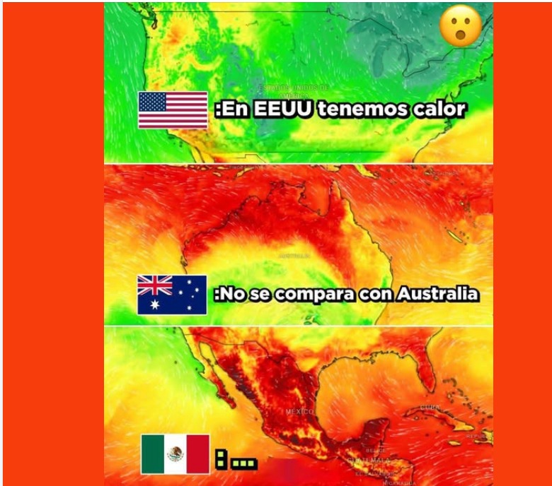 La ola de calor a Playa del Carmen prevé una sensación térmica de hasta 50 grados centígrados.