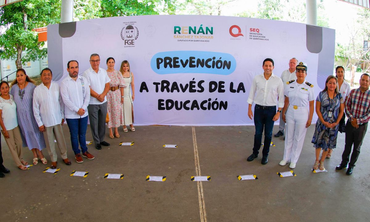 prevención en escuelas de Cozumel 1