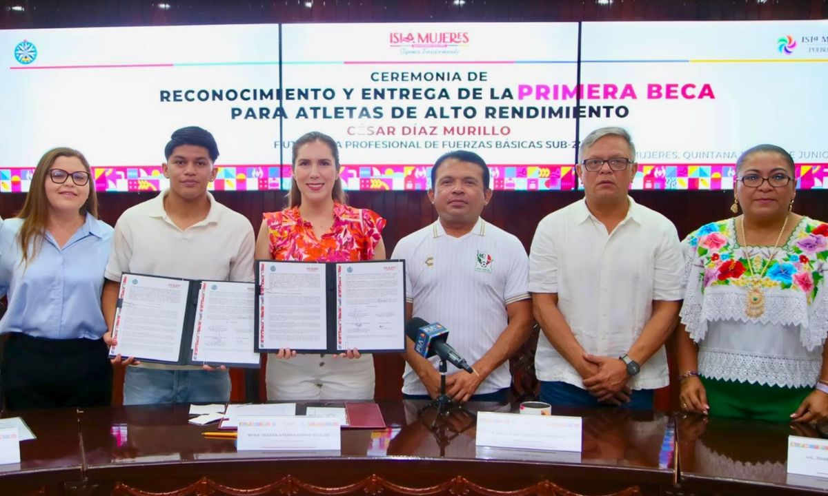 Beca para atletas de alto rendimiento en Isla Mujeres