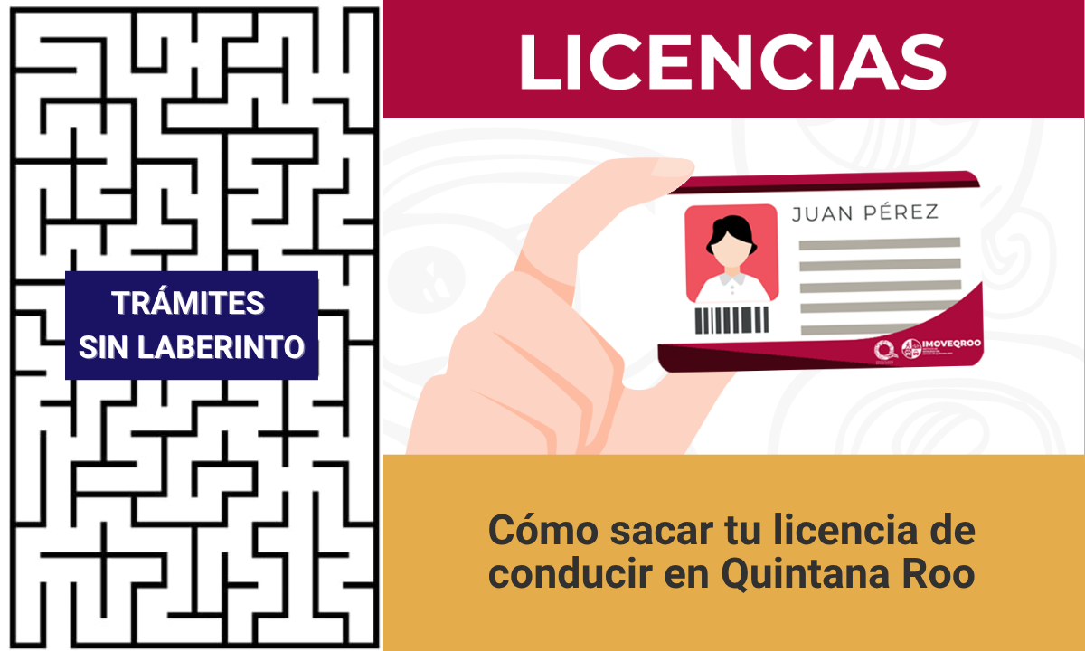 Licencia de conducir en Quintana Roo: trámite presencial en módulos del IMOVEQROO.