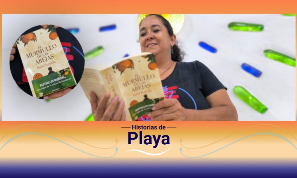 Rossy Vivanco, promotora cultural y fundadora de "Libros Libres" en Playa del Carmen.