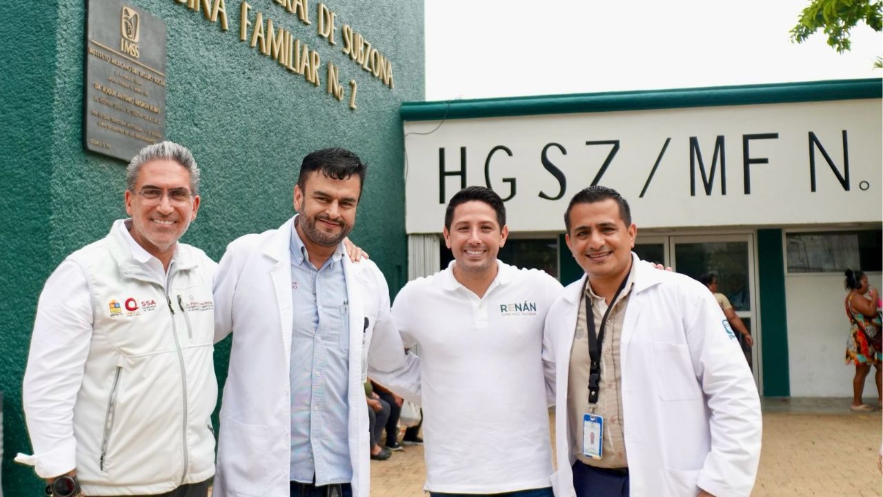 Recorrido por las unidades médicas de Cozumel para supervisar servicios de salud y atender necesidades del personal y pacientes.